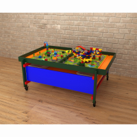 STEAM Многофункциональный стол Весёлые пчёлки оранжевый - fgospostavki.ru - Нижневартовск