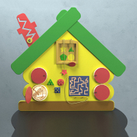 Бизиборд «Волшебный теремок» - fgospostavki.ru - Нижневартовск