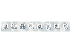 Стенд-лента "Выдающиеся ученые-биологи" - fgospostavki.ru - Нижневартовск