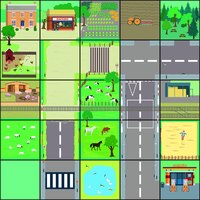 Тематическое поле-маршрутизатор «Ферма» для мини-робота Bee-Bot/Blue-Bot - fgospostavki.ru - Нижневартовск