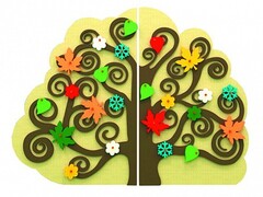 Сенсомоторное декоративно-развивающее панно "Времена года" - fgospostavki.ru - Нижневартовск