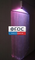 Фибероптическая занавесь (150 волокон) с интерактивным источником света - fgospostavki.ru - Нижневартовск