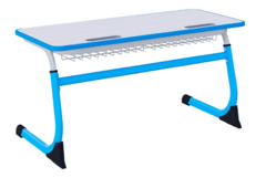 Парта SMARTY двухместная регулируемая по высоте с антивандальной кромкой - fgospostavki.ru - Нижневартовск