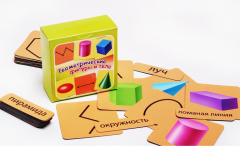 Набор магнитных карточек "Геометрические фигуры и тела" - fgospostavki.ru - Нижневартовск