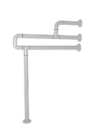 Поручень напольно-настенный с антибактериальным покрытием (белый) - fgospostavki.ru - Нижневартовск