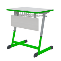 Парта NOMAD одноместная регулируемая по высоте с антивандальной кромкой - fgospostavki.ru - Нижневартовск