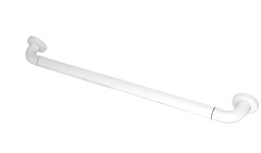 Поручень прямой с антибактериальным покрытием (белый) - fgospostavki.ru - Нижневартовск