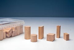 Игровой набор Фребеля "Конструктор" (50 элементов, бук, серия "Красота вокруг нас") - fgospostavki.ru - Нижневартовск