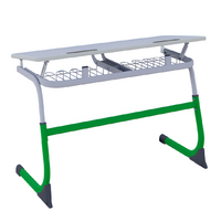 Парта SMARTY двухместная регулируемая по высоте (наклонная столешница) - fgospostavki.ru - Нижневартовск