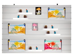 Стенд экспозиционный навесной для детских работ - fgospostavki.ru - Нижневартовск