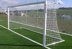 Сетка для футбольных ворот (нить 2,2 миллиметра, 7,5Х2,5Х(1Х2) ячейка 100Х100) - fgospostavki.ru - Нижневартовск