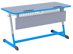 Парта NOMAD двухместная регулируемая по высоте с антивандальной кромкой - fgospostavki.ru - Нижневартовск