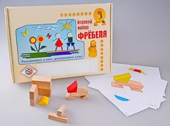 Игровой набор Фребеля "Конструктор деревянный без соединений-1" (Серия "Эксперимент") - fgospostavki.ru - Нижневартовск