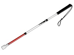 Трость складная графит детская на крючке 85 сантиметров (3 светоотражающих звена) - fgospostavki.ru - Нижневартовск