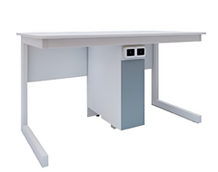 Стол ученический для кабинета физики/биологии двухместный - fgospostavki.ru - Нижневартовск