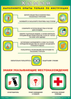 Таблица "Выполняйте опыты только по инструкции" (100х140 сантиметров, винил) - fgospostavki.ru - Нижневартовск