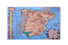 Учебная карта Испания на испанском языке - fgospostavki.ru - Нижневартовск