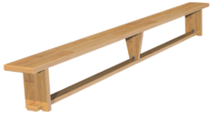 Скамейка гимнастическая (деревянные ножки) (4 м)  - fgospostavki.ru - Нижневартовск