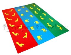 Детский мат "Следочки, ладошки, пяточки, цыпочки" - fgospostavki.ru - Нижневартовск