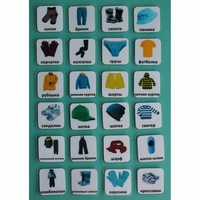 Набор карточек "Одежда" - fgospostavki.ru - Нижневартовск