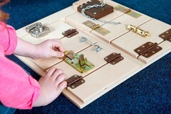Тактильно-развивающая панель “Замочки” - fgospostavki.ru - Нижневартовск