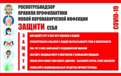Плакат "Правила профилактики коронавируса" - fgospostavki.ru - Нижневартовск
