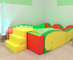 Бассейн «Кит» с горкой - fgospostavki.ru - Нижневартовск