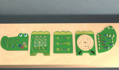 Бизиборд «Крокодил Гена» - fgospostavki.ru - Нижневартовск