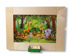 Тактильно-развивающая панель «Мир зверей» - fgospostavki.ru - Нижневартовск