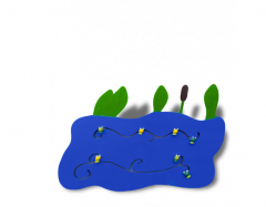 Тактильно-развивающая панель «Пруд» - fgospostavki.ru - Нижневартовск