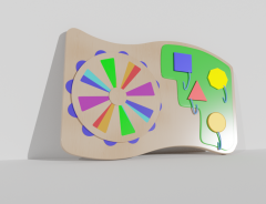 Тактильно-развивающая панель «Яркие краски» - fgospostavki.ru - Нижневартовск