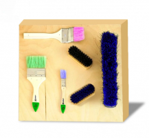 Тактильно-развивающая панель с мягкими кисточками - fgospostavki.ru - Нижневартовск