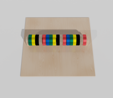 Тактильно-развивающая панель с разноцветными кругами - fgospostavki.ru - Нижневартовск