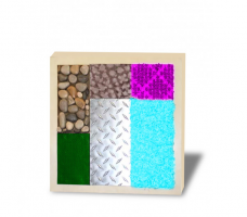 Тактильно-развивающая панель с разными текстурами - fgospostavki.ru - Нижневартовск