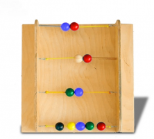 Тактильно-развивающая панель с текстурами и радужными шариками - fgospostavki.ru - Нижневартовск