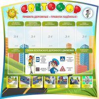 Стенд "Светофор" Вариант 2 - fgospostavki.ru - Нижневартовск