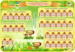 Стенд "Город букв" - fgospostavki.ru - Нижневартовск