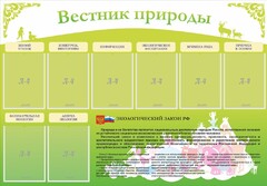 Стенд "Вестник природы" Вариант 4 - fgospostavki.ru - Нижневартовск