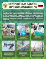 Стенд "Неотложные работы при ликвидации ЧС" - fgospostavki.ru - Нижневартовск