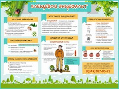 Стенд "Клещевой энцефалит" - fgospostavki.ru - Нижневартовск