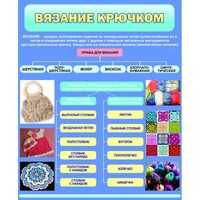 Стенд "Вязание крючком" - fgospostavki.ru - Нижневартовск