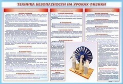 Стенд-уголок "Техника безопасности на уроках физики" - fgospostavki.ru - Нижневартовск