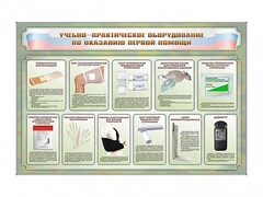 Стенды "Учебно-практическое оборудование по оказанию первой помощи" - fgospostavki.ru - Нижневартовск