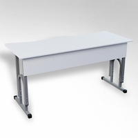 Стол 'Архимед ТР' 2-х местный регулируемый с эргономичной столешницей - fgospostavki.ru - Нижневартовск