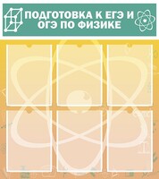 Стенд "Подготовка к ЕГЭ и ОГЭ по физике (6 карманов)" - fgospostavki.ru - Нижневартовск