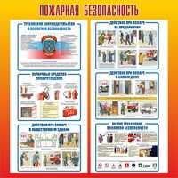 Стенд "Пожарная безопасность" Вариант 4 - fgospostavki.ru - Нижневартовск