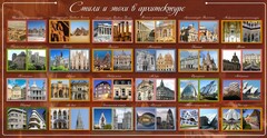 Стенд "Стили и эпохи в архитектуре" - fgospostavki.ru - Нижневартовск