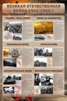 Стенд "Великая отечественная война (битвы)" - fgospostavki.ru - Нижневартовск
