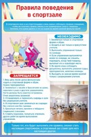 Стенд "Правила поведения в спортзале №1" - fgospostavki.ru - Нижневартовск