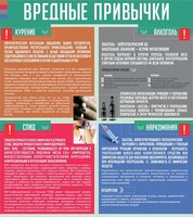 Стенд "Вредные привычки" - fgospostavki.ru - Нижневартовск